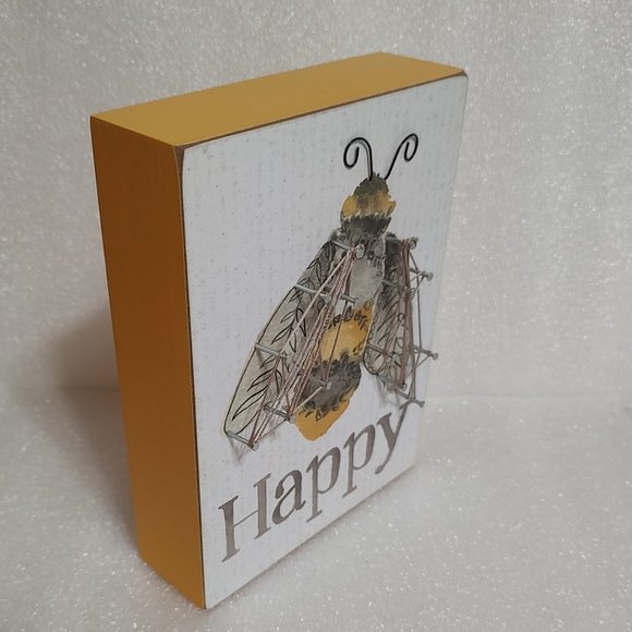 String Art Sign - Bee Happy - Picture 4 of 6